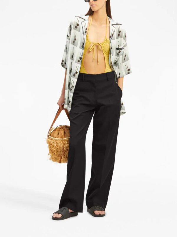 Palm Angels  high-rise straight-leg trousers - Image 2