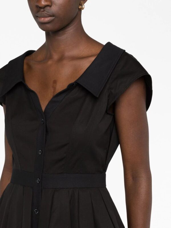 Alexander McQueen  short-sleeved cotton shirt dress - Image 3