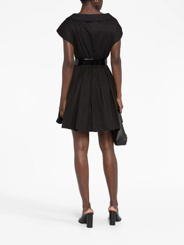 Alexander McQueen  short-sleeved cotton shirt dress - Image 4
