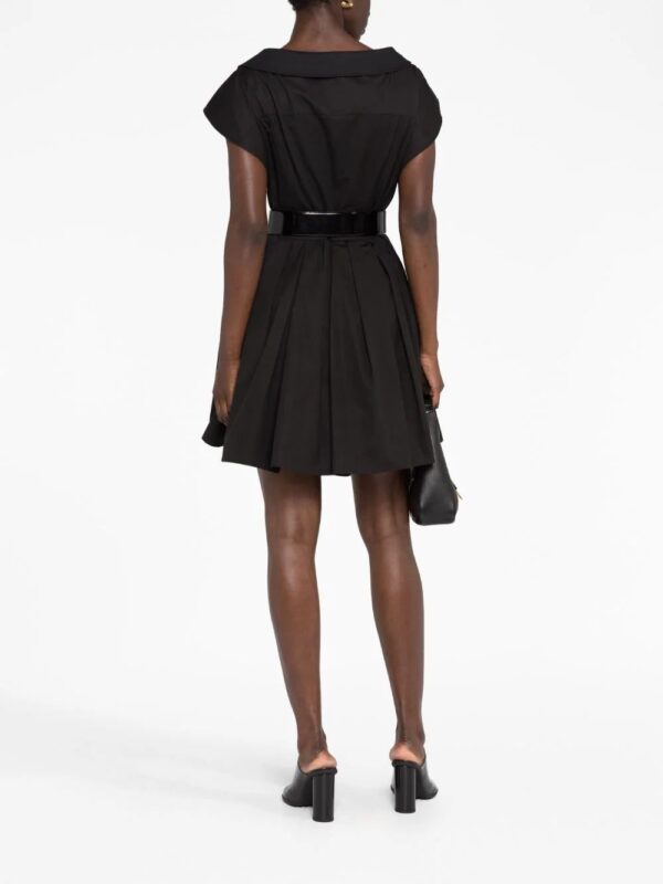 Alexander McQueen  short-sleeved cotton shirt dress - Image 4