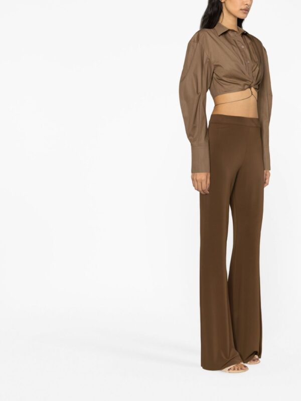 Jacquemus  La Chemise Plidao cropped shirt - Image 3