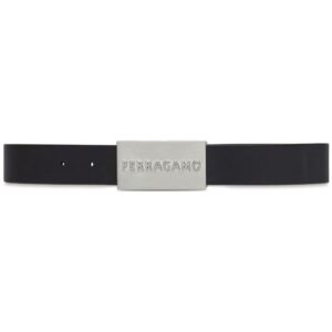 Louis Vuitton logo-embossed leather belt