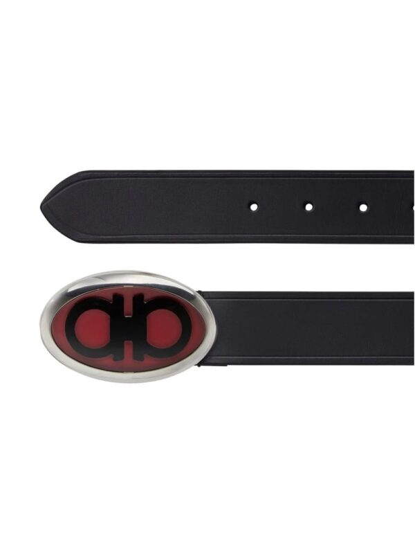 Ferragamo  oval-shaped Gancini-buckle belt - Image 2