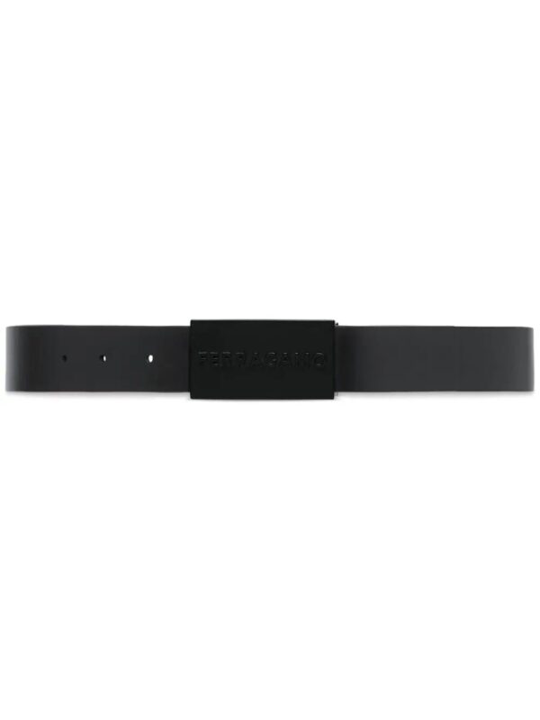 Ferragamo  logo-engraved buckle leather belt