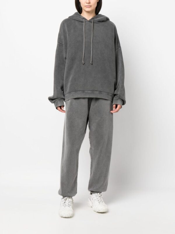 Acne Studios logo patch cotton hoodie - Image 3