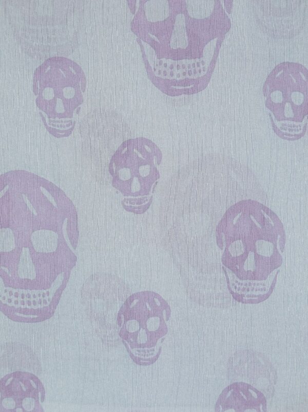 Alexander McQueen  skull-print silk scarf - Image 2