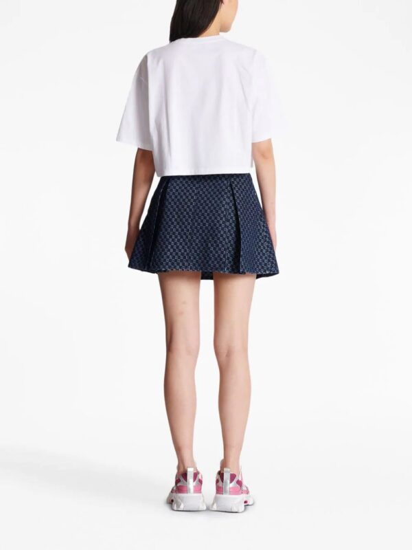 Balmain  logo-print cropped T-shirt - Image 4