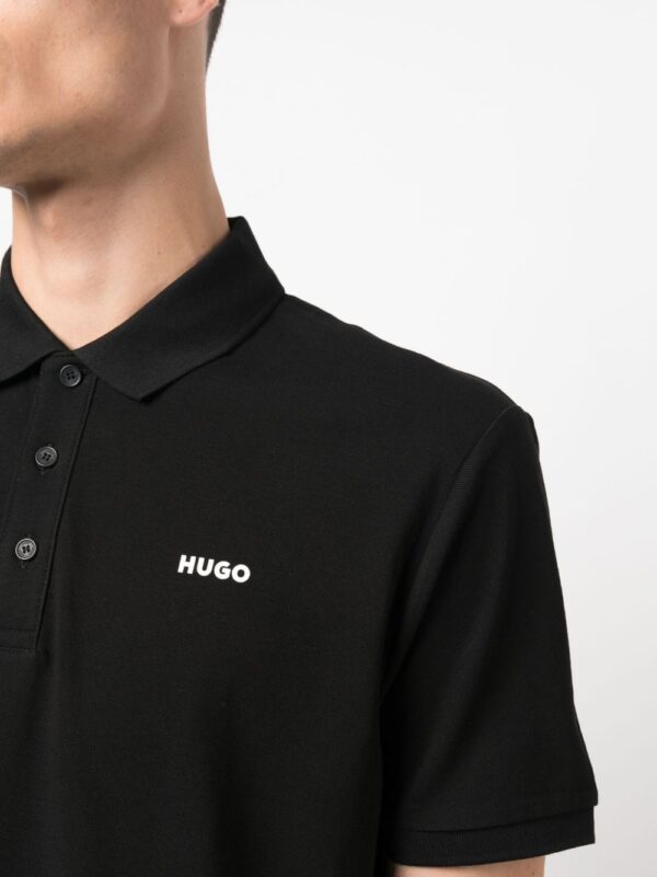 HUGO logo-print short-sleeve polo shirt - Image 5