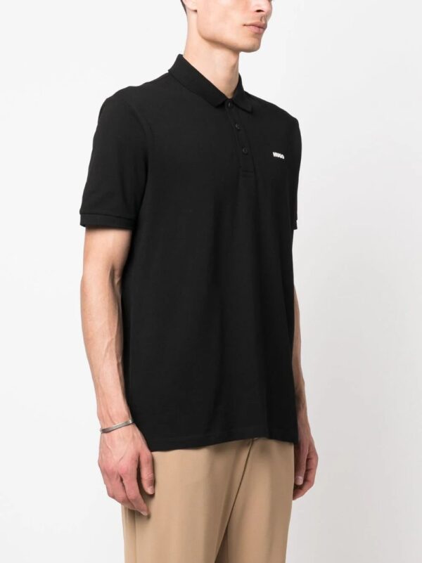 HUGO  logo-print short-sleeve polo shirt - Image 3