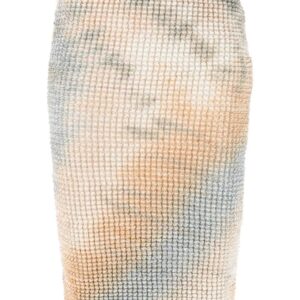 Off-White  tie-dye pencil skirt