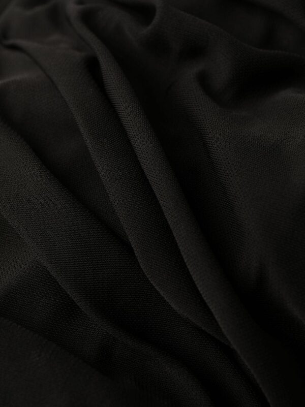 Saint Laurent draped V-neck minidress - Image 6