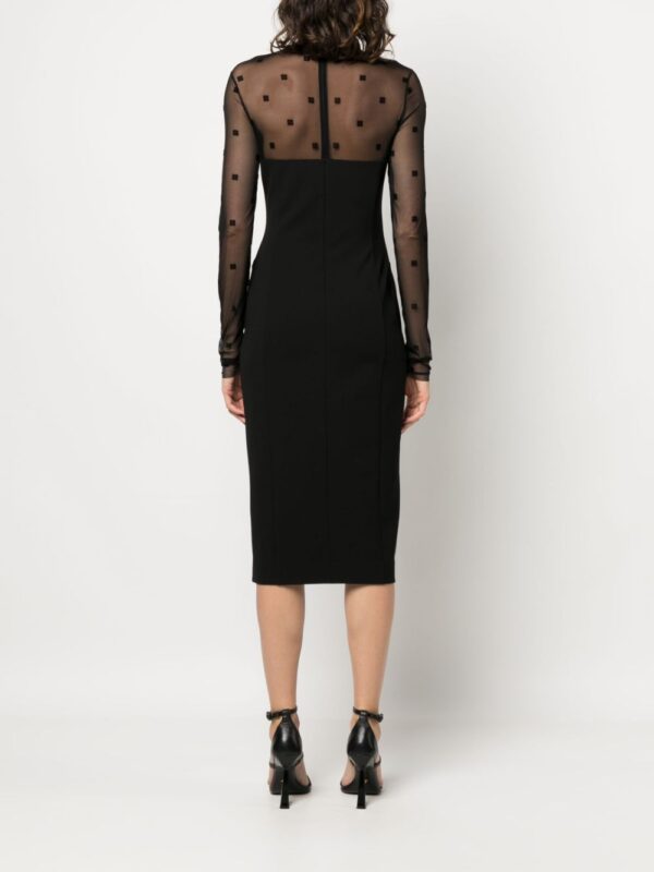 Givenchy logo-jacquard midi dress - Image 3
