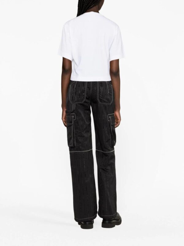 Off-White  Big Logo Bookish cropped T-shirt - Image 3