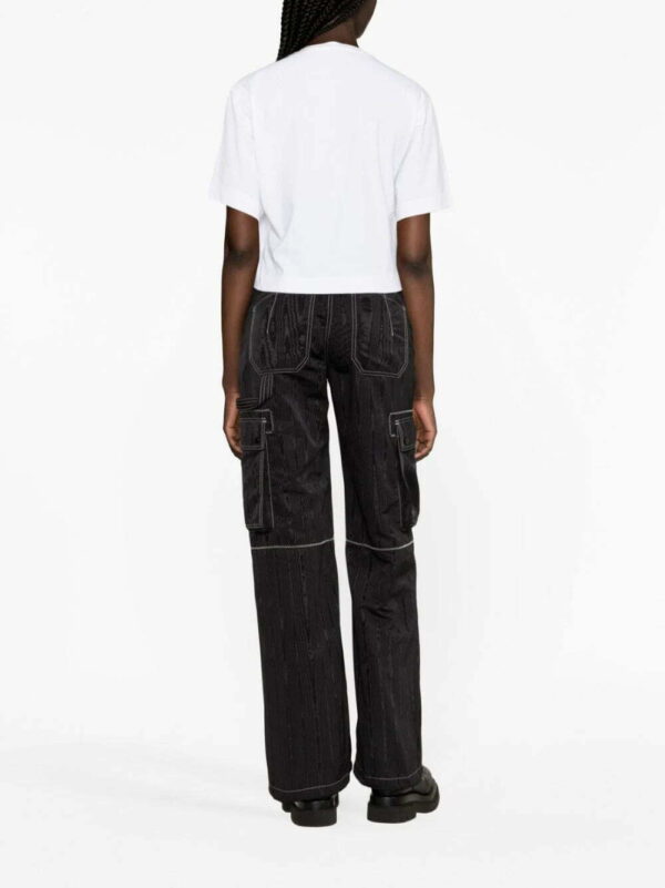 Off-White  Big Logo Bookish cropped T-shirt - Image 3
