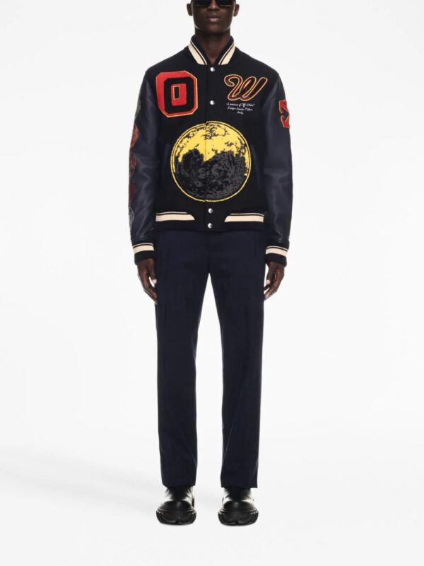 Off-White  patch-detail bomber jacket - Image 2
