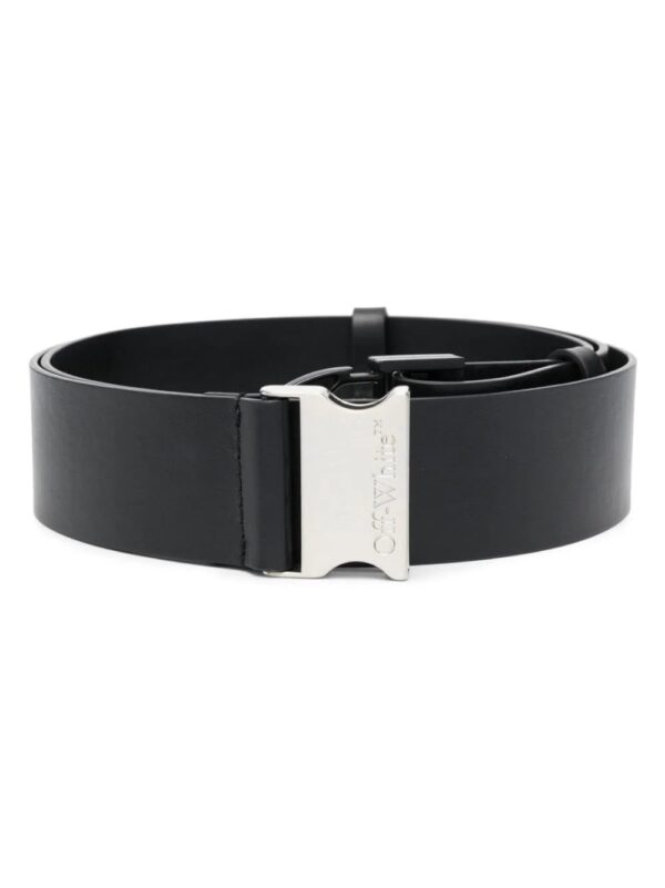 Off-White  Off Tuc logo-engraved leather belt