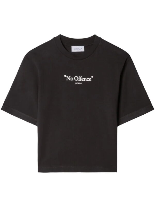 Off-White  slogan-print cotton T-shirt