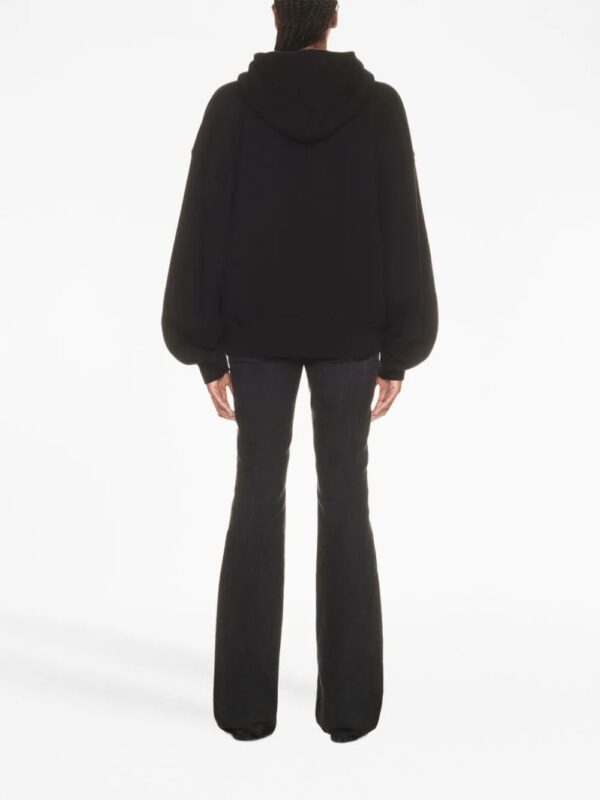 Off-White  slogan-print cotton hoodie - Image 4