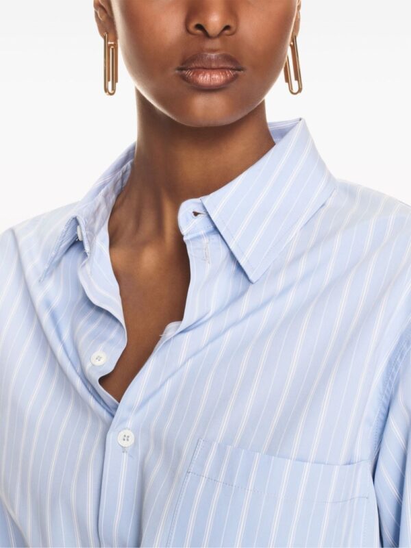 Off-White striped cotton-poplin shirtdress - Image 5
