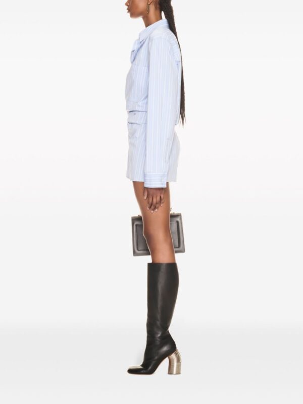 Off-White striped cotton-poplin shirtdress - Image 3