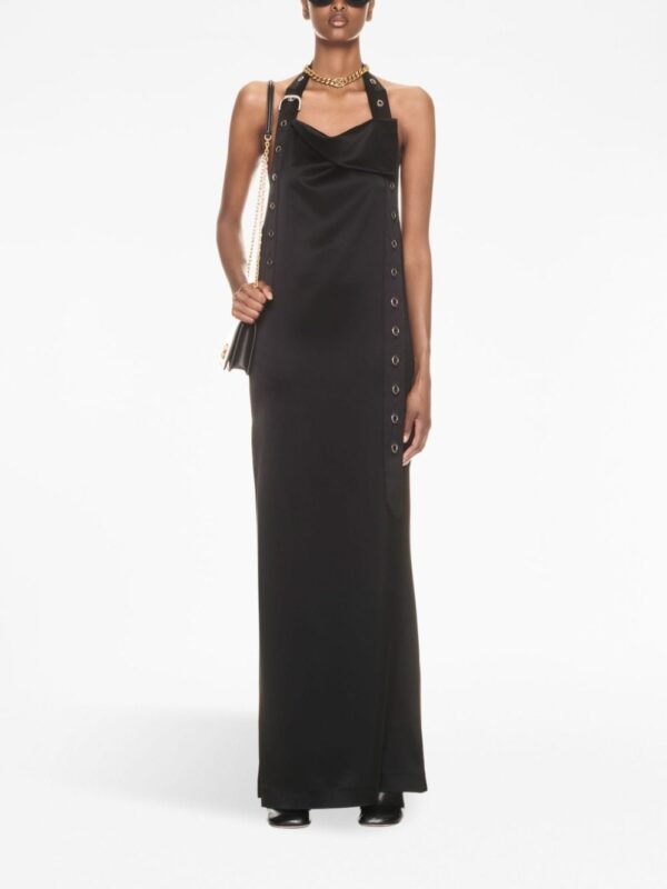 Off-White belt-detail satin maxi dress - Image 2