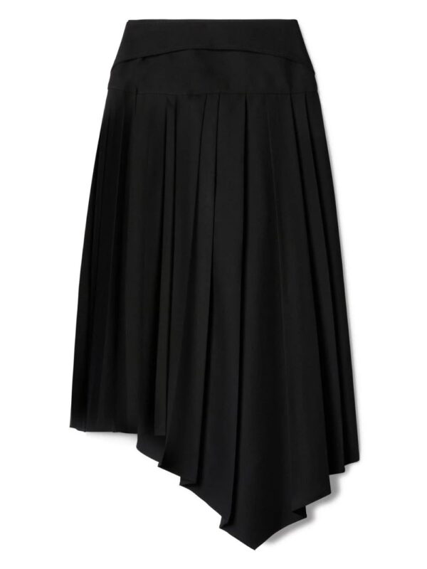 Off-White  Tech Drill pleated asymmetric skirt - Image 2