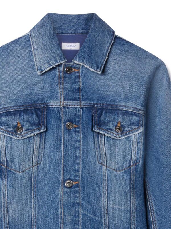 Off-White zipped denim minidress - Image 3