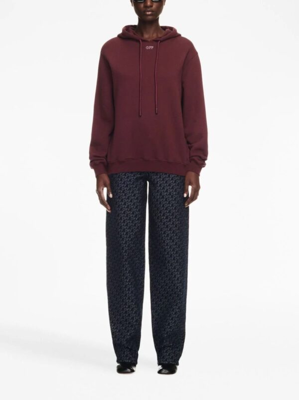 Off-White  Arrows cotton hoodie - Image 2