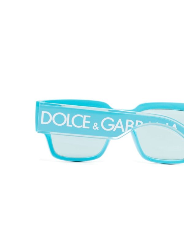 Dolce & Gabbana Eyewear logo-engraved square-frame sunglasses - Image 3