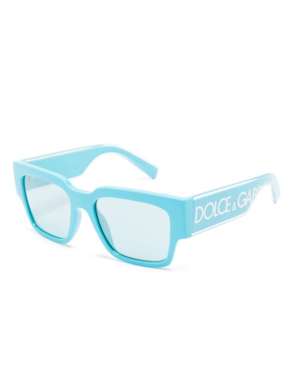 Dolce & Gabbana Eyewear logo-engraved square-frame sunglasses - Image 2