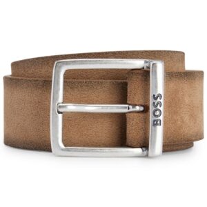 Louis Vuitton engraved-logo leather belt