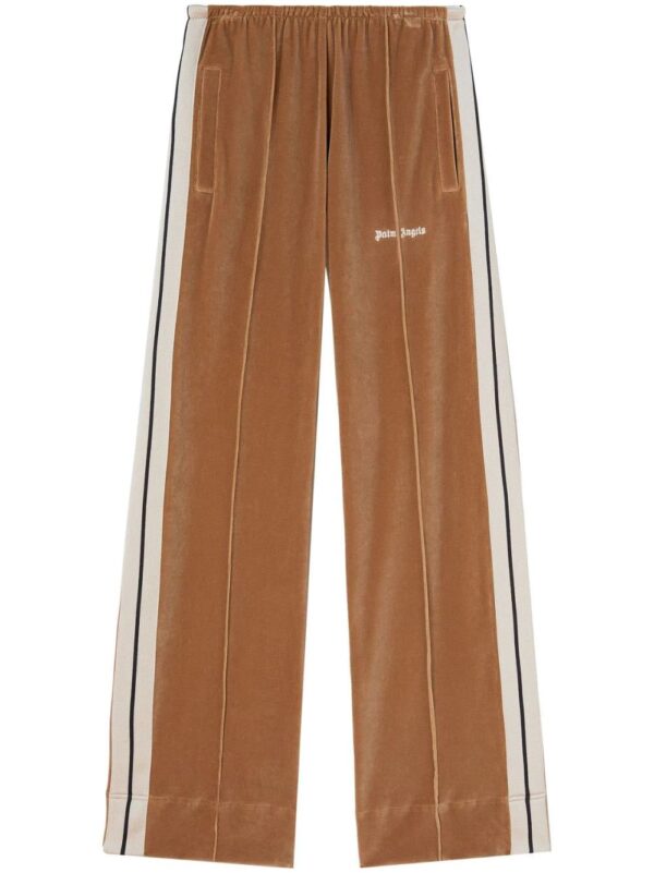 Palm Angels  wide-leg velvet track pants
