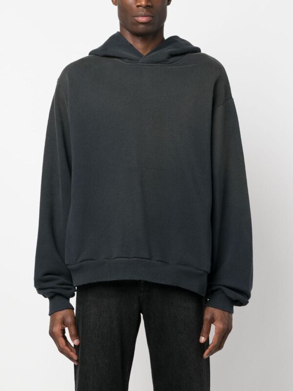 Acne Studios logo-print drop-shoulder hoodie - Image 4