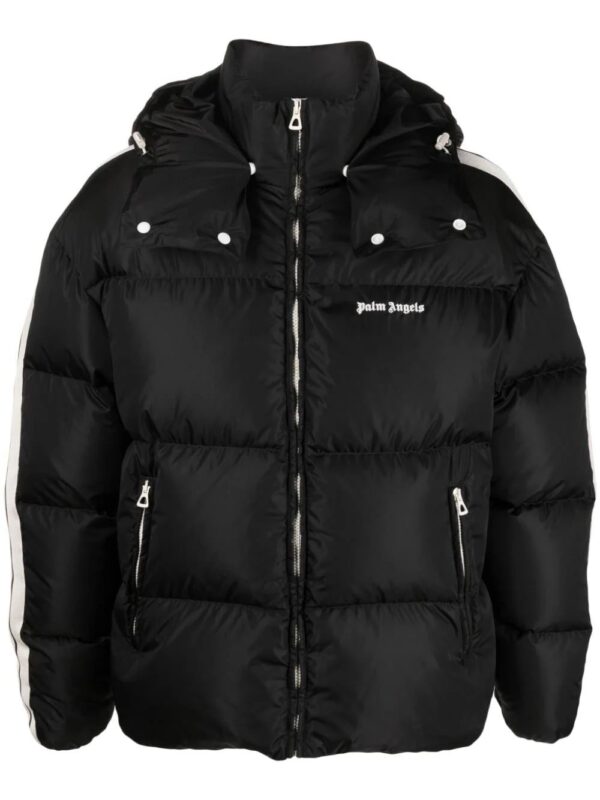 Palm Angels  logo-print padded jacket