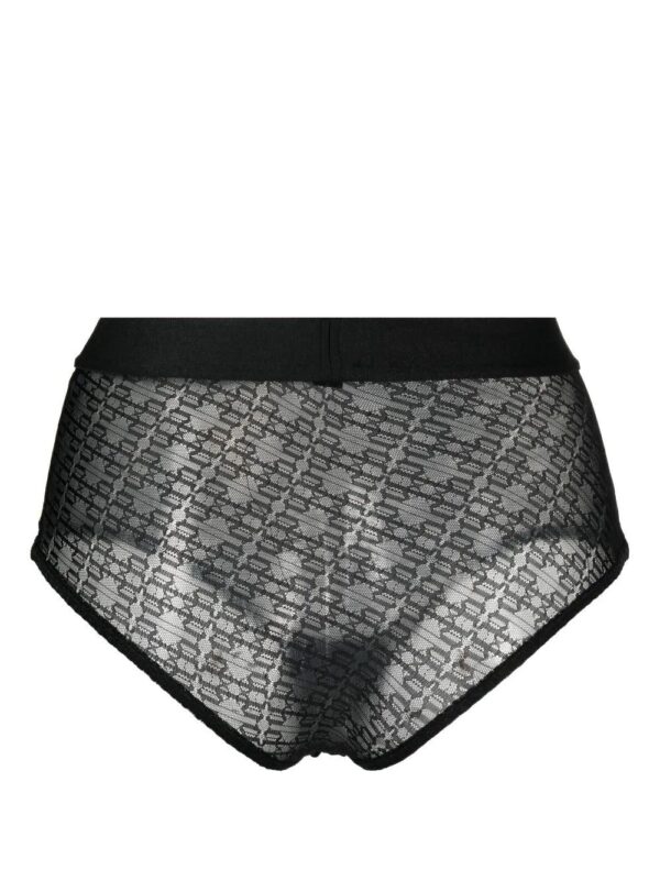 Palm Angels  logo-waistband lace briefs - Image 2