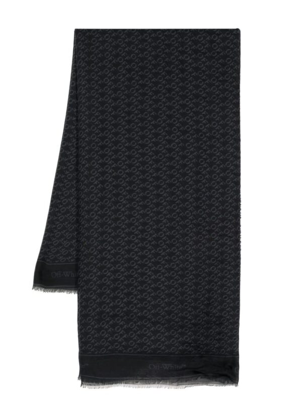 Off-White  logo-print modal scarf