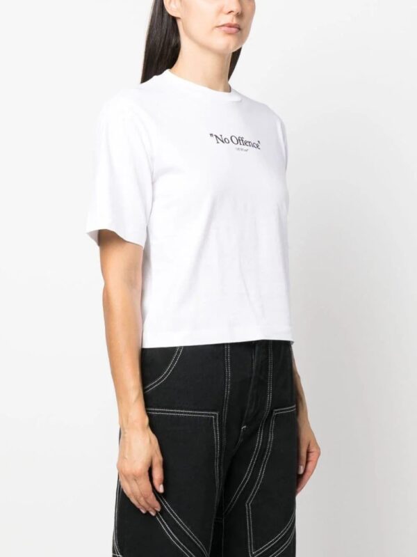 Off-White  No Offence cotton T-shirt - Image 3