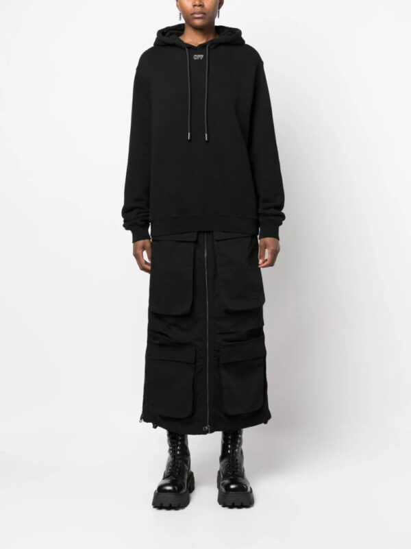 Off-White  Arrows stitch-embroidered hoodie - Image 3