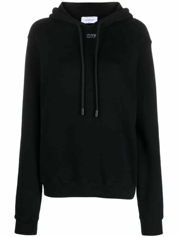 Off-White  Arrows stitch-embroidered hoodie