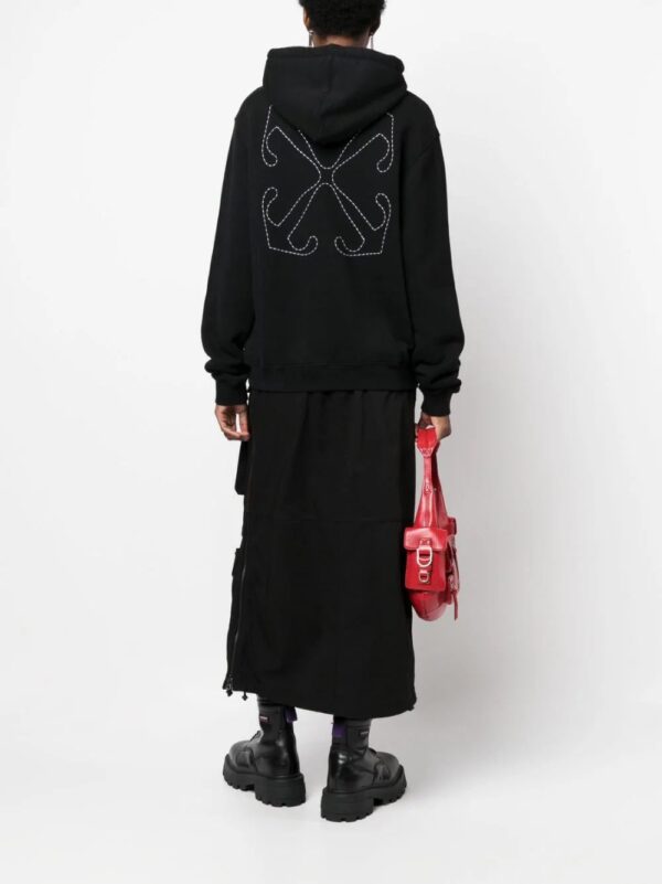 Off-White  Arrows stitch-embroidered hoodie - Image 2