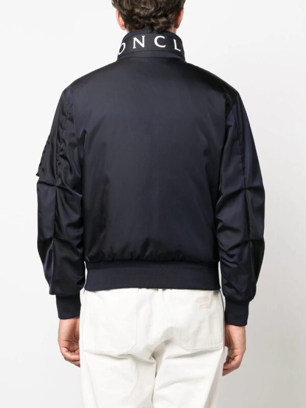 Moncler  logo-collar padded bomber jacket - Image 4