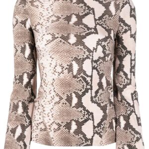 Stella McCartney  leopard-print high neck top