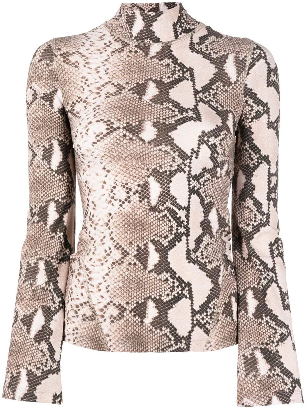 Stella McCartney  leopard-print high neck top
