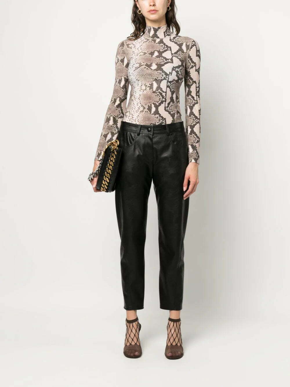 Stella McCartney  leopard-print high neck top - Image 2
