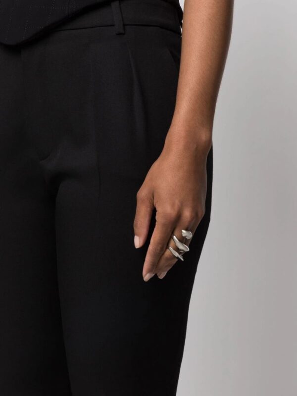 Alexander McQueen  Twisted polished-finish ring - Image 2