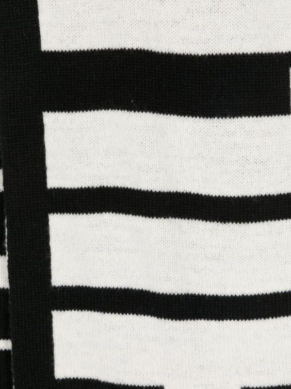 Philipp Plein  logo-jacquard wool scarf - Image 2