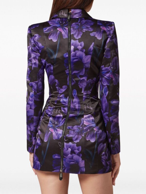 Philipp Plein Duchesse floral-print minidress - Image 2