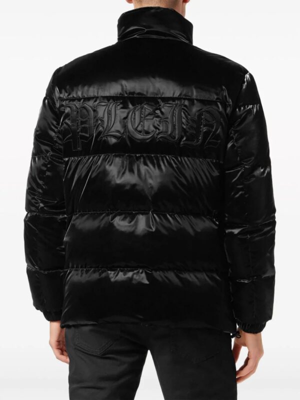 Philipp Plein  logo-embroidered padded jacket - Image 4