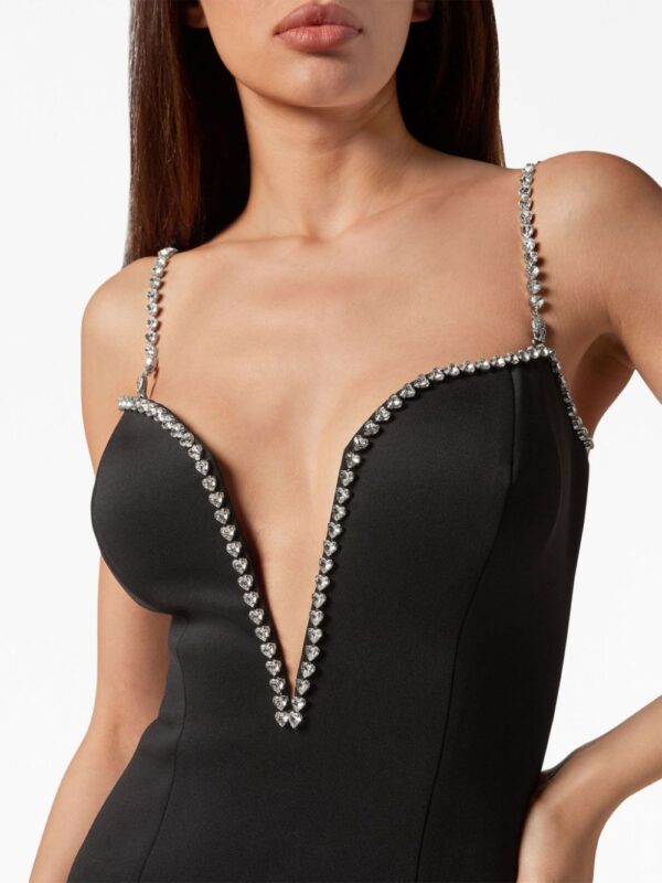 Philipp Plein crystal-embellished minidress - Image 2