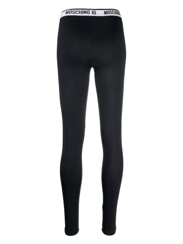 Moschino  logo-tape stretch-design leggings - Image 2